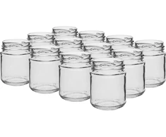 Browin Užsukama stiklainis 212 ml 132211, 212 ml, stiklas, be dangtelio, skylės skersmuo 66 mm, 12 vnt.