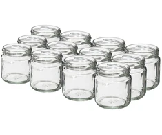 Browin Užsukama stiklainis 212 ml 132211, 212 ml, stiklas, be dangtelio, skylės skersmuo 66 mm, 12 vnt.