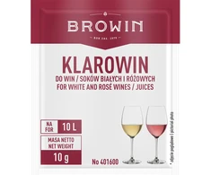Browin vyno aiškiklis 401600, 10 g, 10 L, bentonitas, lengva naudoti, aiškumas per 7 dienas