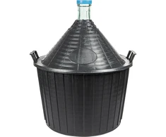 Browin vyno demijonas 644054, 54 L, siauras anga, plastikinis krepšys