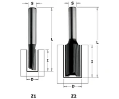 Cmt Frezavimo peilis K911-040, 4mm, 11mm, 51mm, 8mm, 1, Medis, HW