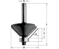 Nuožulnų freza CMT Contractor K936-350; 35/15 mm 45°; su guoliu