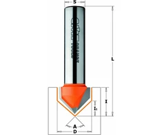 V formos griovelių freza CMT; S=12 mm; D=31,7 mm