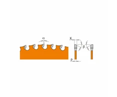 Pjovimo diskas metalui CMT 226; 136x1,5x20; Z56; 0°