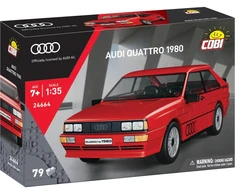 Cobi Kaladėlių rinkinys Audi Quattro 1980 raudonas 1:35