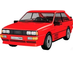 Cobi Kaladėlių rinkinys Audi Quattro 1980 raudonas 1:35
