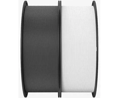 Creality Ender-PLA Filament Value Pack Weiß/Grau, 3D-Kartusche (2kg, 1,75 mm, auf 2 Rollen)