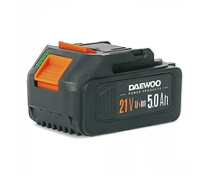 Daewoo DABT5021Li ličio jonų akumuliatorius įrankiams 21V 5.0Ah įkrovos indikatorius