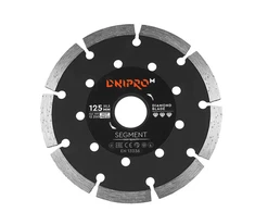 Deimantinis pjovimo diskas 125x22.23mm DNIPRO-M