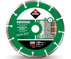Deimantinis pjovimo diskas, segmentas SHR 350 (14";) SUPERPRO; 32971 RUBI