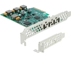 Delock USB valdiklis 90935, PCIe x4 3.0, 4x USB-C 10 Gbit/s, žemo profilio, Asmedia ASM3142, VIA VL820