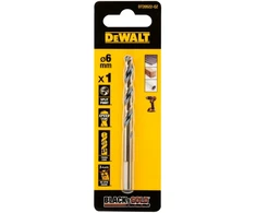 Grąžtas Wiertło Dewalt do metalu juodas&amp;auksinis 6,0mm