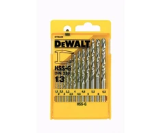 Grąžtas DEWALT grąžtai METAL HSS-G KPL.13szt. ...