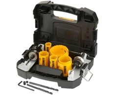 Gręžimo karūnų komplektas DeWalt DT90353-QZ; 22-68 mm; 11 vnt.