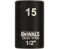 Dewalt Smūginis antgalis. 1/2 colio 15 mm, 6 vnt.