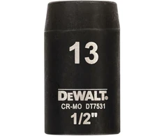 Dewalt Nasadka smūgis.1/2"" 13mm 6pkt.