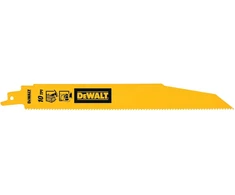 Dewalt stūmoklinis pjūklas DT2490-QZ 203 mm, 25 vnt, bi-metalas, 5-10 TPI, tvirtas dangos, greitas medžiagos pašalinimas