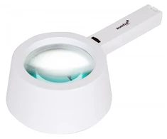Didinamasis stiklas su LED Zeno Handy ZH45 2x L74065 LEVENHUK