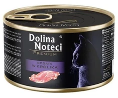DOLINA NOTECI Premium klasės šlapias kačių ėdalas su triušiena – 185 g
