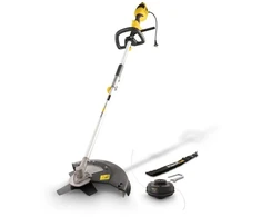 Elektrinė krūmapjovė žolės ir piktžolių pjovimui 1000W 38cm 2mm POWXG30405 POWERPLUS