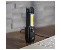 Emos įkraunamas žibintuvėlis P3214, 150 lm, 1200 mAh, 80 g, IP44, 4 režimai, Micro USB, smūgiams atsparus