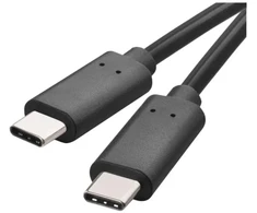Emos Įkrovimo ir duomenų kabelis SM7028BL, 1m, 100W, 480 Mbit/s, USB-C-C, juodas