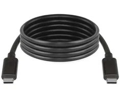 Emos Įkrovimo ir duomenų kabelis SM7028BL, 1m, 100W, 480 Mbit/s, USB-C-C, juodas