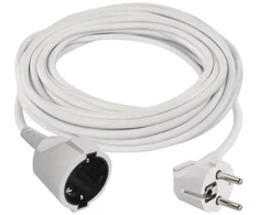 Ilgiklis 1 lizdo 10m su įžeminimu 3x1.5 mm² baltas EMOS
