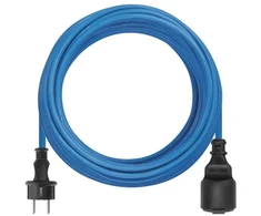 Emos Ilgintuvas P01510W, 10 m, mėlyna, 250 V, 16 A, 1 lizdas, IP44, PVC, vaikų apsauga