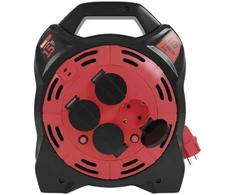 Emos Lauko prailginimo ritė P08215, 15 m, 4 lizdai, 230 V, 13 A, IP44, LED 20 W/1600 lm/6500 K