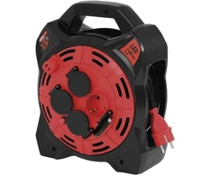 Emos Lauko prailginimo ritė P08215, 15 m, 4 lizdai, 230 V, 13 A, IP44, LED 20 W/1600 lm/6500 K