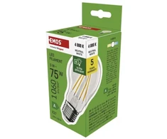 Emos GP MET LED žárovka A60 E27 5W neutrální bílá