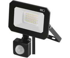 Kondicionierius Emos LED prožektorius ZS2323, 20 W, 2000 lm, IP44, neutraliai balta, 120°, PIR jutiklis, aliuminis