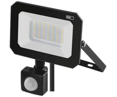 Kondicionierius Emos LED prožektorius ZS2333, 30 W, 3000 lm, IP44, neutraliai balta, PIR jutiklis, aliuminis, stiklas