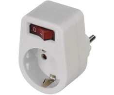 Emos Lizdas su jungikliu P00262, 1x2P+PE, 3680W, IP20, vaiko apsauga