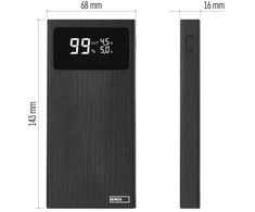 Emos Power Bank BetaQ 10 B0531B, 10000 mAh, 22,5 W, 4 išėjimai, 18 W įvestis, LED indikatorius
