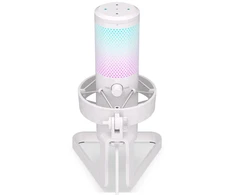 Endorfy AXIS Streaming baltas kondensatorinis mikrofonas su laidu + laikiklis | USB