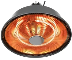Eurom Partytent Heater Sail Pilkas pakabinamas infraraudonųjų spindulių šildytuvas palapinei 1500W IP24 carbon iki 15m2 pilka