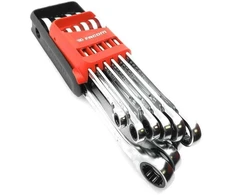 Facom 467B.JP10PB reketiniai kombinaciniai veržliarakčiai, 10vnt, 8-19mm, 72 dantys, 15° poslinkis, OGV® profilis