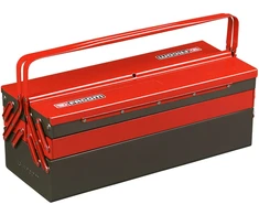FACOM BT.13GPB įrankių dėžė, 5 skyriai, 18 l, 30 kg, metalas, raudona ir pilka