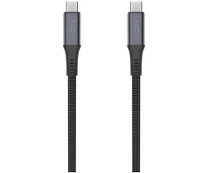Fixed Fiksuotas pintas kabelis USB-C/USB-C, 2 m, USB4 gen2 20 Gbps, 4K 60 Hz, 240 W | FIXDBP-CC2-GR
