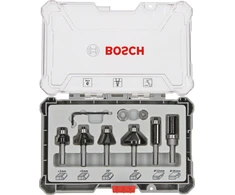Frezų rinkinys Bosch 2607017470; 1/4''; 6 vnt.