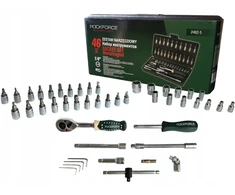 ROCKFORCE Rinkinys KLUCZY 1/4" 46el.