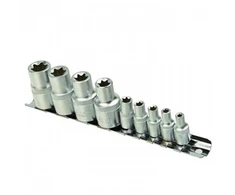 Geko 9EL.KPL.NASADEK TORX E4-16,1/4&amp;1/2''NA LISTWIE GEKO(20) G10166 GEKO