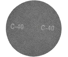 Geko Šlifavimo tinklelis su lipnia juosta 225 mm P40 (5/250)