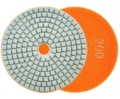 Geko Poliravimo diskas šlapiam akmens masės šlifavimui 100 mm GR200 (5/250)