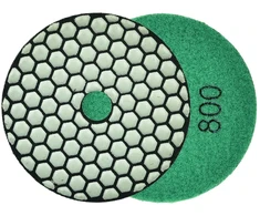Geko Poliravimo diskas sausam akmens masės šlifavimui 100 mm GR800 (25/250)