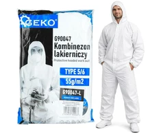 Geko Dažytojo kombinezonas su gobtuvu 55g/m2 5/6 tipas – dydis L (50)