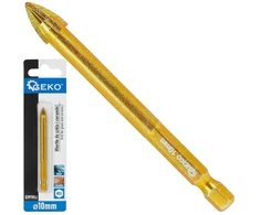 Grąžtas Geko Grąžtas stiklui ir keramikai HEX 10mm (500)