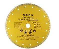 Geko Disc skersmuo.230mm turbo GEKO PROFI(40)